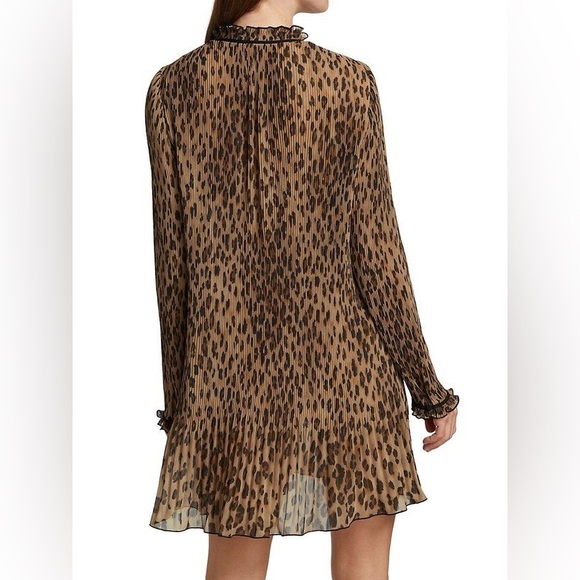 Veronica Beard Luvie Leopard Dress Sz 10 - Picture 4 of 9